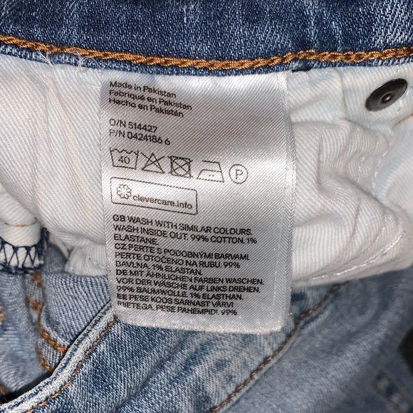 Divided Denim Distressed Skinny Jeans Size 31 - Picture 4 of 4